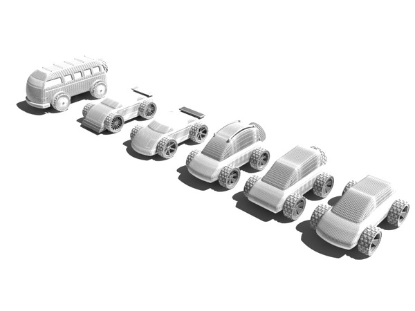toy car 3d model - Wooden toy car coollection... by gile.073